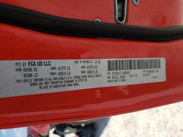 Photo 10 from auction – 2018 DODGE CHARGER R/ with VIN 2C3CDXCT7JH260591
