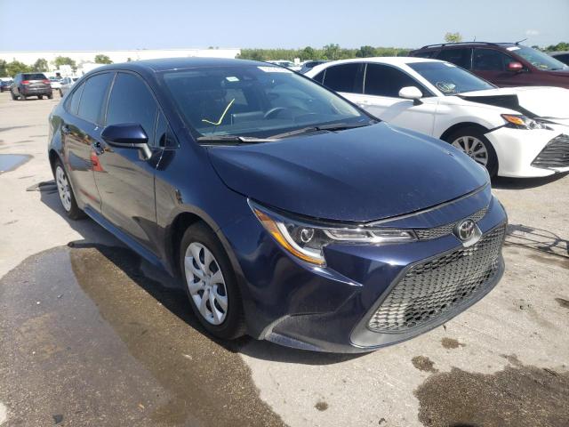 TOYOTA COROLLA LE 2021 with VIN JTDEPMAE5MJ165643 - Photo from auction