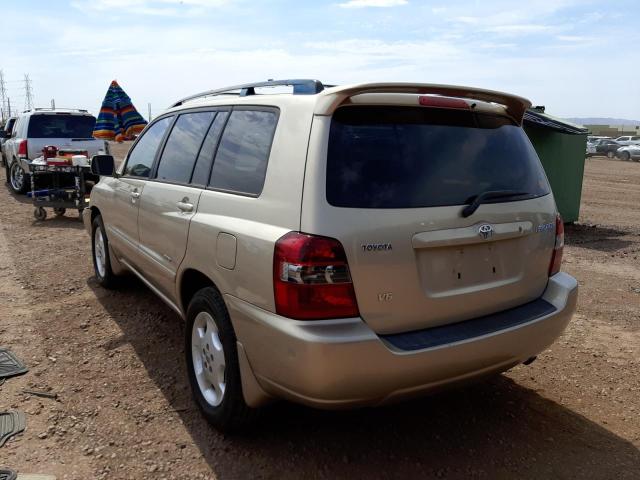 Photo 3 from auction – 2006 TOYOTA HIGHLANDER with VIN JTEDP21A960125714