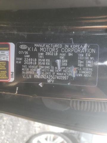 Photo 10 from auction – 2016 KIA SOUL with VIN KNDJN2A25G7401997