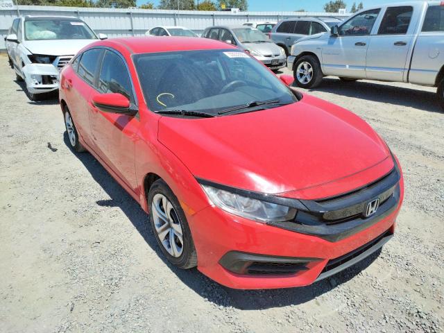 HONDA CIVIC LX 2017 with VIN 2HGFC2F57HH552989 - Photo from auction