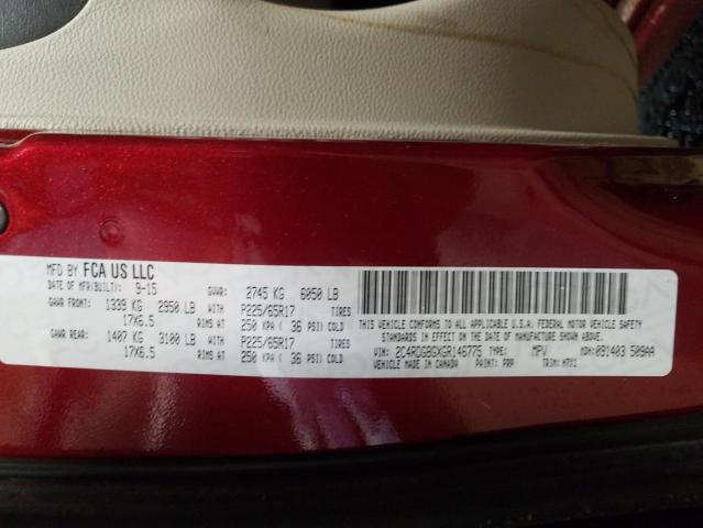Photo 10 from auction – 2016 DODGE GRAND CARA with VIN 2C4RDGBGXGR146775