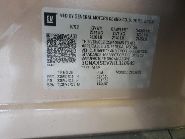 Photo 10 from auction – 2019 CHEVROLET EQUINOX LS with VIN 3GNAXSEV7KL110945