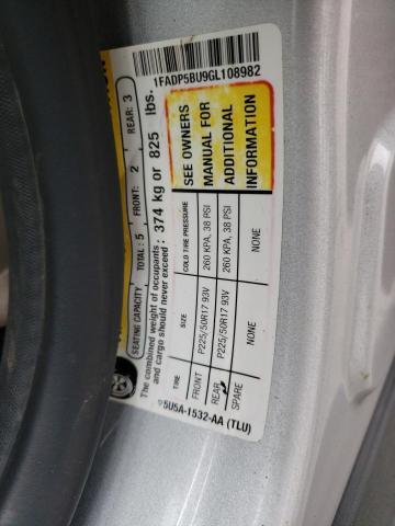 Photo 10 from auction – 2016 FORD C-MAX SEL with VIN 1FADP5BU9GL108982
