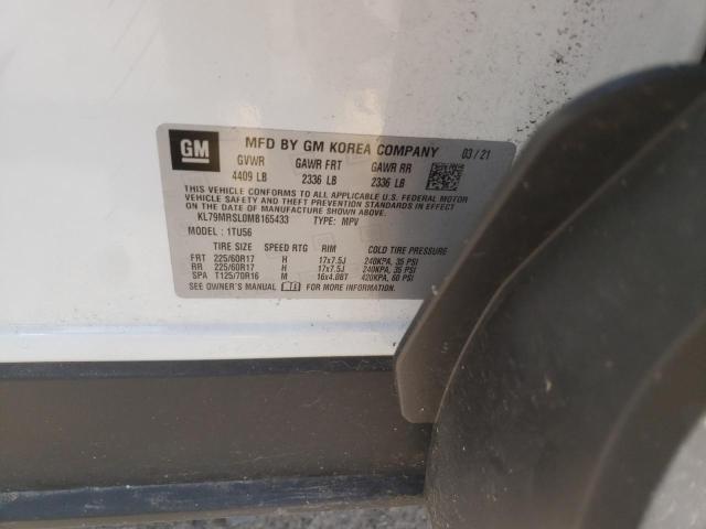 Photo 10 from auction – 2021 CHEVROLET TRAILBLAZE with VIN KL79MRSL0MB165433