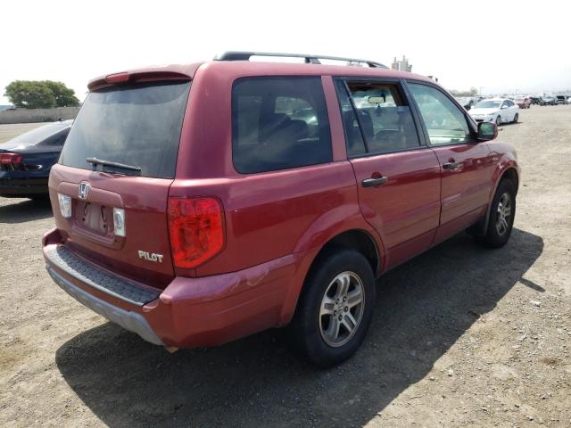 Photo 4 from auction – 2004 HONDA PILOT EXL with VIN 2HKYF18674H593719