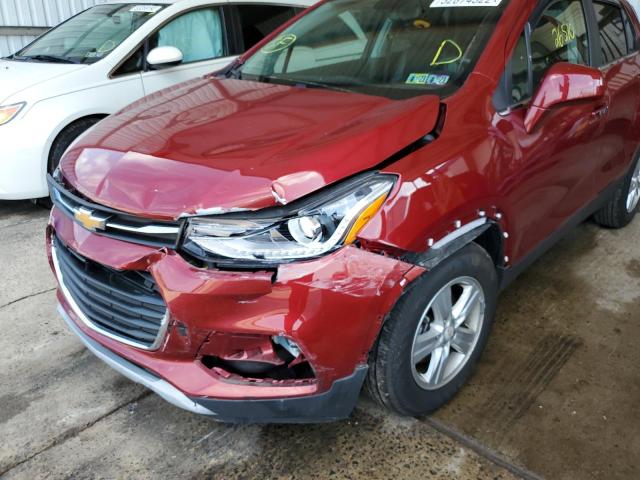 Photo 9 from auction – 2019 CHEVROLET TRAX 1LT with VIN 3GNCJLSB3KL262036