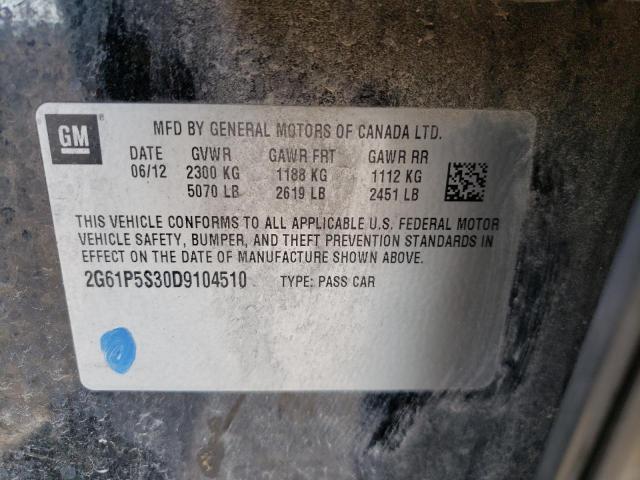 Photo 10 from auction – 2013 CADILLAC XTS LUXURY with VIN 2G61P5S30D9104510