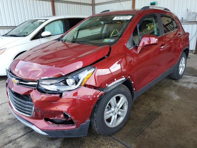 Photo 2 from auction – 2019 CHEVROLET TRAX 1LT with VIN 3GNCJLSB3KL262036