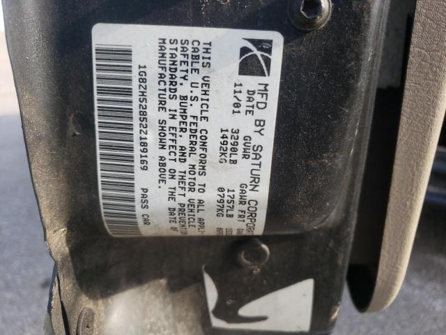 Photo 10 from auction – 2002 SATURN SL1 with VIN 1G8ZH52852Z189169