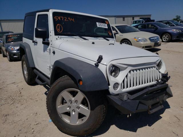 JEEP WRANGLER S 2015 with VIN 1C4AJWAG1FL597294 - Photo from auction