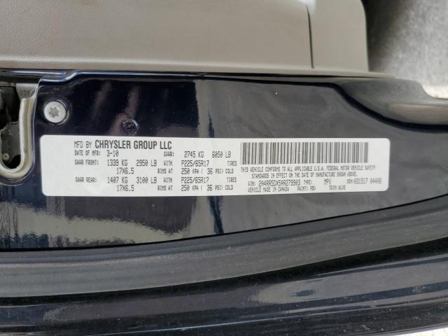 Photo 10 from auction – 2010 CHRYSLER TOWN & COU with VIN 2A4RR5DX5AR279903