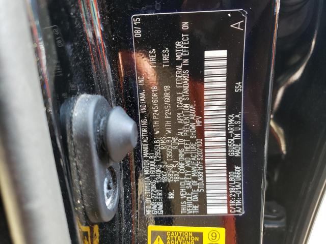 Photo 10 from auction – 2015 TOYOTA HIGHLANDER with VIN 5TDJKRFH7FS202100