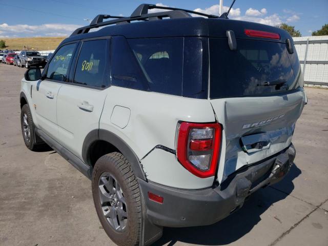 Photo 3 from auction – 2021 FORD BRONCO SPO with VIN 3FMCR9D96MRA77800