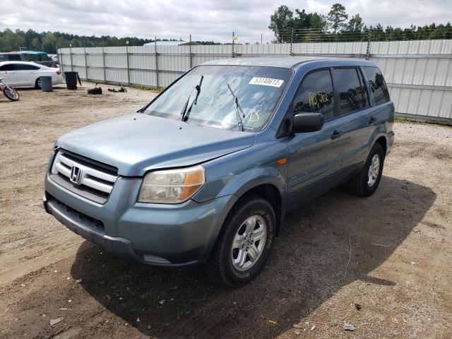 Photo 2 from auction – 2007 HONDA PILOT LX with VIN 5FNYF28107B015104