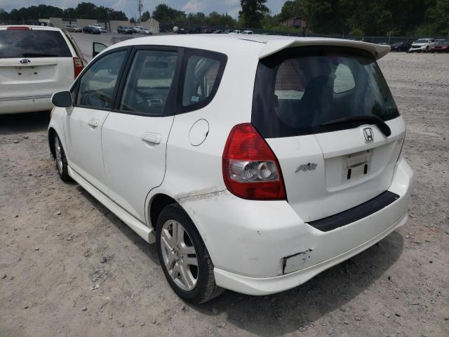 Photo 3 from auction – 2007 HONDA FIT S with VIN JHMGD38677S048153