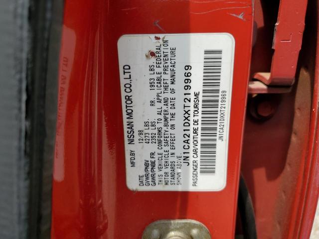 Photo 10 from auction – 1999 NISSAN MAXIMA GLE with VIN JN1CA21DXXT219969