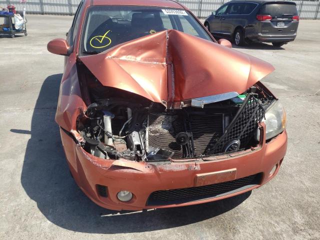 Photo 9 from auction – 2009 KIA SPECTRA SX with VIN KNAFE242295023389