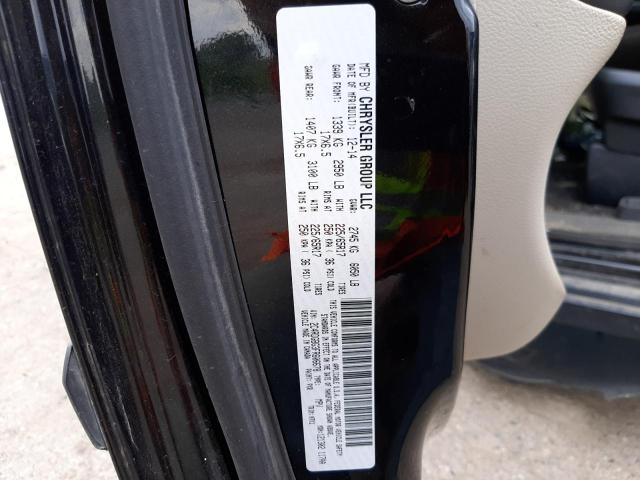 Photo 10 from auction – 2015 DODGE GRAND CARA with VIN 2C4RDGBG3FR606678