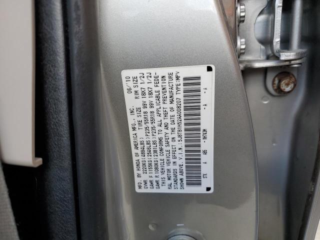 Photo 10 from auction – 2010 ACURA RDX TECHNO with VIN 5J8TB1H52AA008207