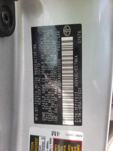 Photo 10 from auction – 2011 TOYOTA CAMRY BASE with VIN 4T1BF3EK4BU133306