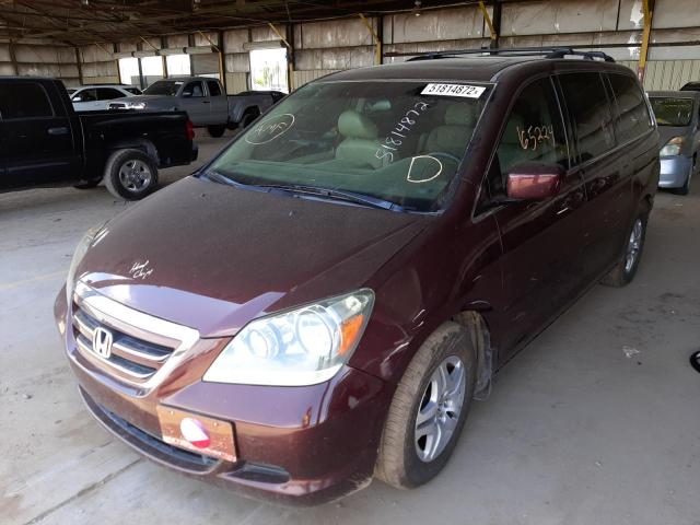 Photo 2 from auction – 2007 HONDA ODYSSEY EX with VIN 5FNRL387X7B436979