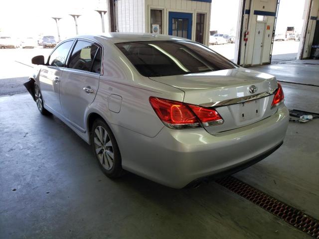 Photo 3 from auction – 2012 TOYOTA AVALON BAS with VIN 4T1BK3DB8CU451900
