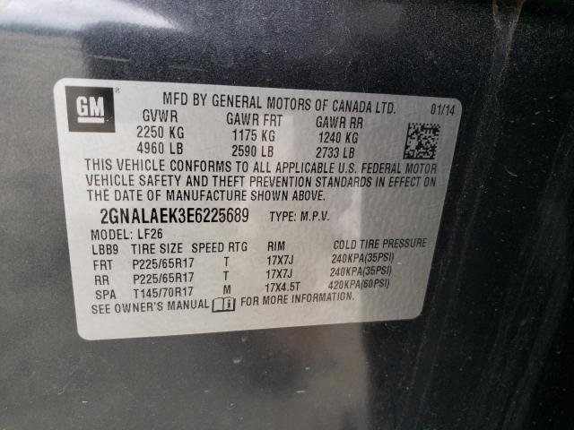 Photo 10 from auction – 2014 CHEVROLET EQUINOX LS with VIN 2GNALAEK3E6225689