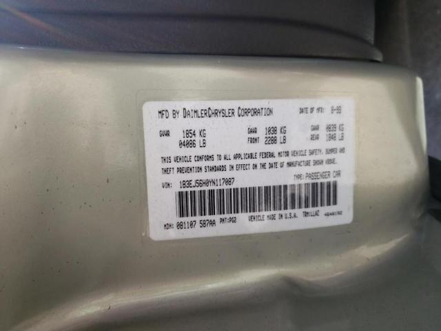 Photo 10 from auction – 2000 DODGE STRATUS ES with VIN 1B3EJ56H0YN117087