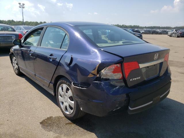 Photo 3 from auction – 2010 HONDA CIVIC LX with VIN 19XFA1F53AE020011
