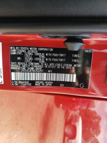 Photo 10 from auction – 2022 TOYOTA 4RUNNER SR with VIN JTEEU5JR7N5256257