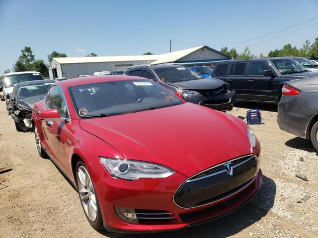 TESLA MODEL S 2015 with VIN 5YJSA1E24FF115958 - Photo from auction