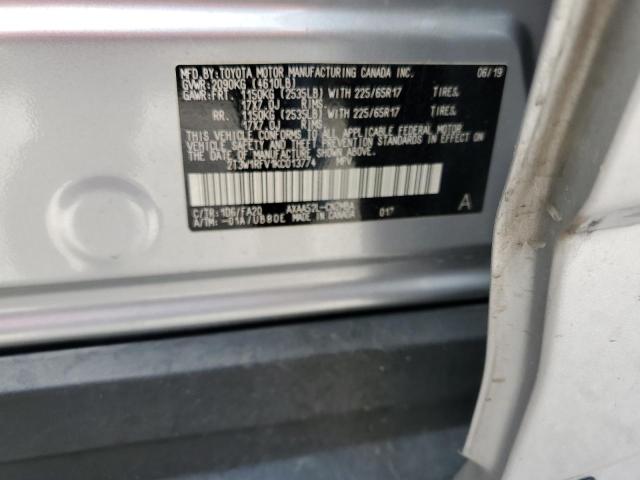 Photo 10 from auction – 2019 TOYOTA RAV4 XLE with VIN 2T3W1RFV1KC013774