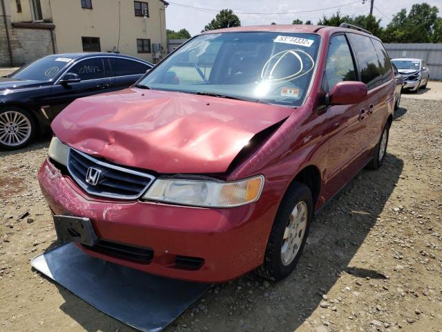 Photo 2 from auction – 2002 HONDA ODYSSEY EX with VIN 2HKRL18622H577695
