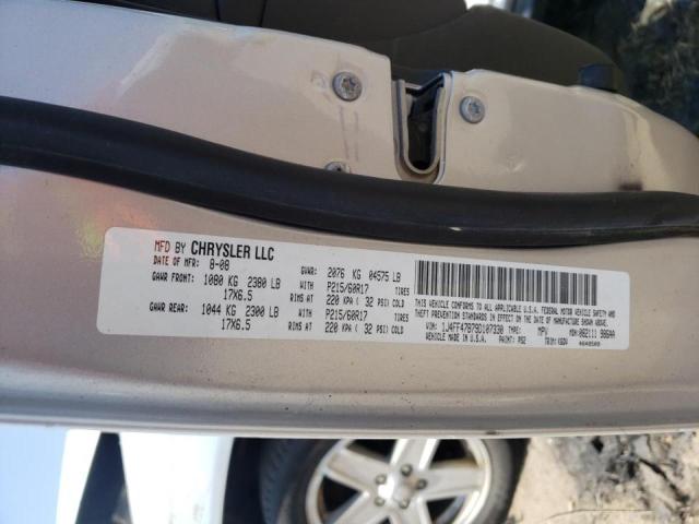 Photo 10 from auction – 2009 JEEP COMPASS SP with VIN 1J4FF47B79D107330