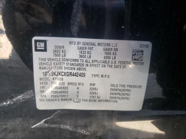 Photo 10 from auction – 2016 CHEVROLET SUBURBAN K with VIN 1GNSKJKCXGR442409