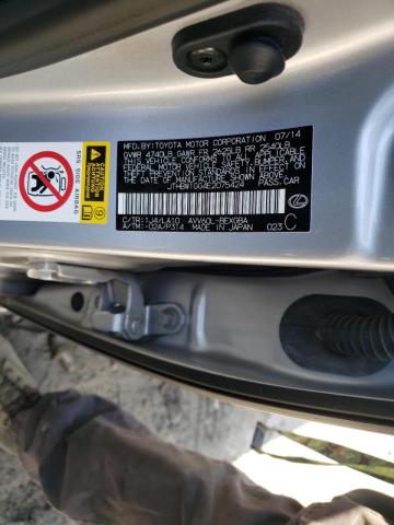 Photo 10 from auction – 2014 LEXUS ES 300H with VIN JTHBW1GG4E2075424