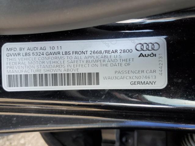 Photo 10 from auction – 2012 AUDI A7 PRESTIG with VIN WAU3GAFCXCN074613