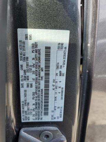 Photo 10 from auction – 2014 FORD ESCAPE SE with VIN 1FMCU0GX2EUC83095