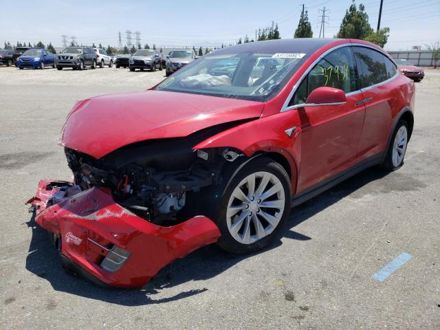 Photo 2 from auction – 2017 TESLA MODEL X with VIN 5YJXCDE25HF055256