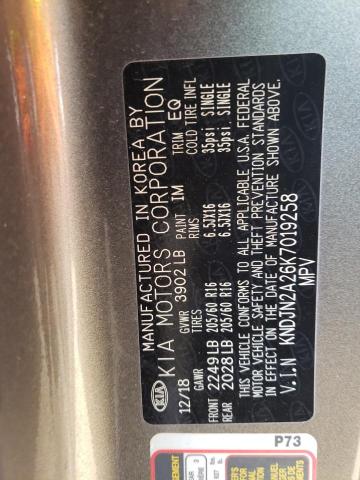 Photo 10 from auction – 2019 KIA SOUL with VIN KNDJN2A26K7019258