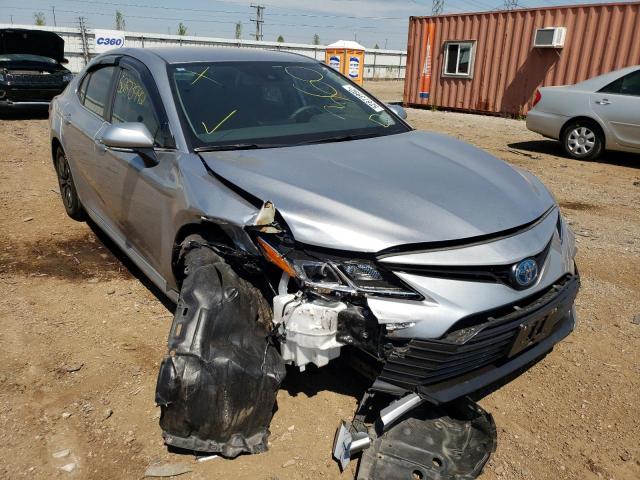 TOYOTA CAMRY LE 2022 with VIN 4T1C31AK1NU583684 - Photo from auction