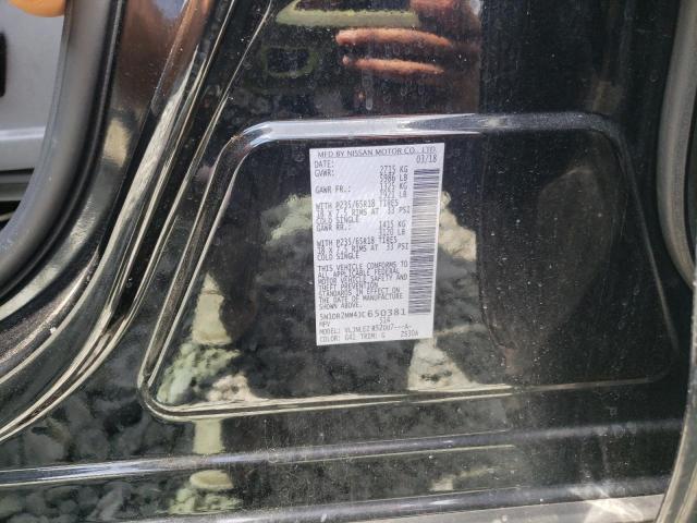 Photo 10 from auction – 2018 NISSAN PATHFINDER with VIN 5N1DR2MM4JC650381
