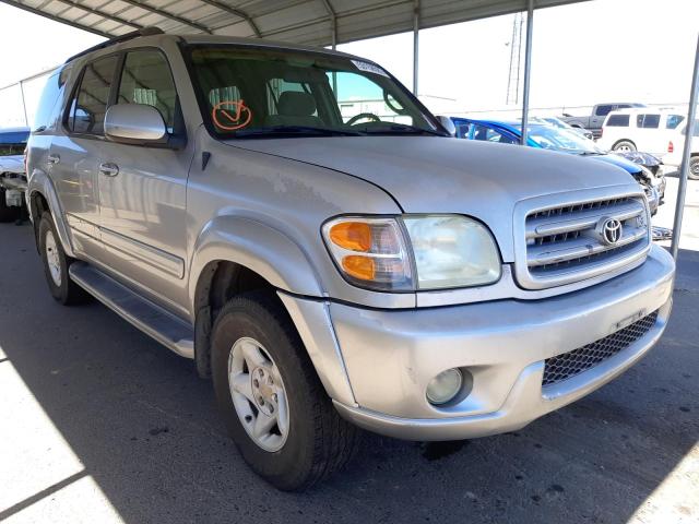 TOYOTA SEQUOIA SR 2002 with VIN 5TDZT34A52S099238 - Photo from auction