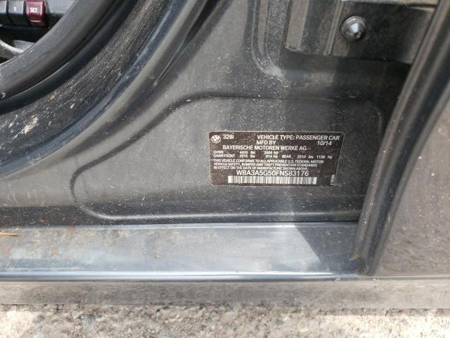 Photo 10 from auction – 2015 BMW 328 I with VIN WBA3A5G50FNS83176