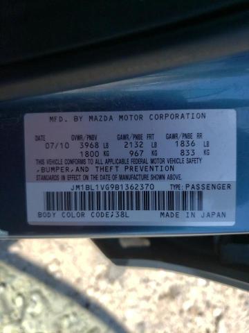 Photo 10 from auction – 2011 MAZDA 3 I with VIN JM1BL1VG9B1362370