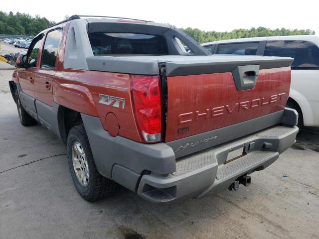 Photo 3 from auction – 2002 CHEVROLET AVALANCHE with VIN 3GNEK13T92G128528