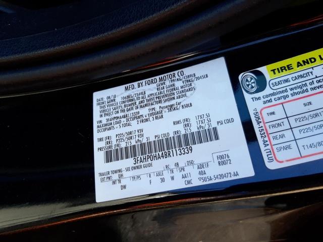 Photo 10 from auction – 2011 FORD FUSION SE with VIN 3FAHP0HA4BR113339