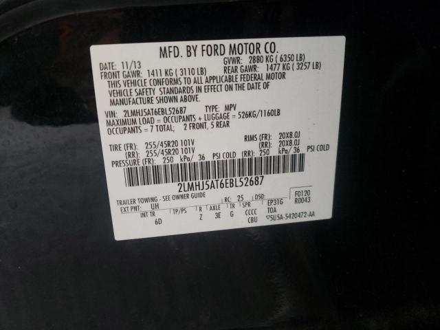 Photo 10 from auction – 2014 LINCOLN MKT with VIN 2LMHJ5AT6EBL52687