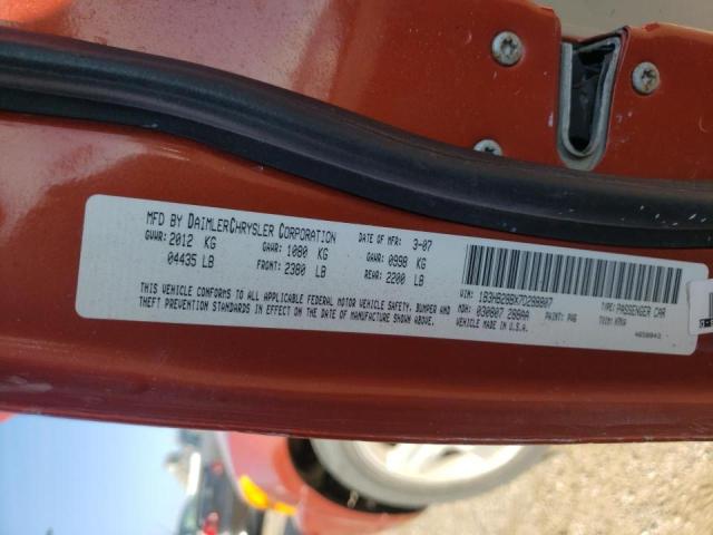 Photo 10 from auction – 2007 DODGE CALIBER with VIN 1B3HB28BX7D288807